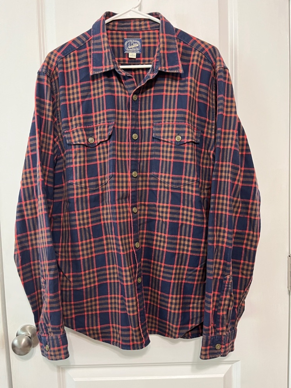J. Crew Sportmen's Outfitter Flannel Sz Large